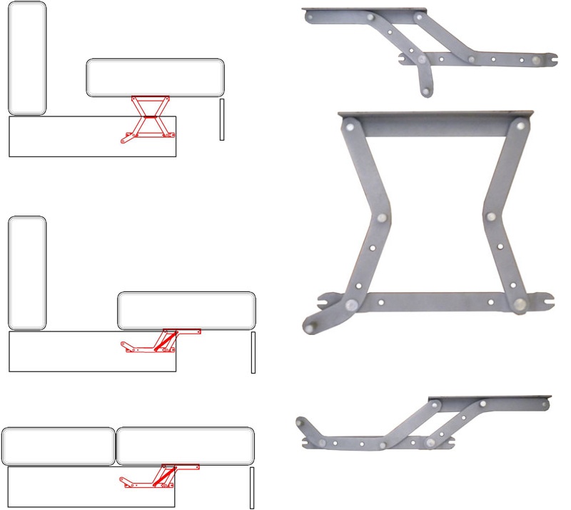 Механизмы трансформации диванов видео. Механизм пантограф тик-так. Механизм раскладывания пантограф. Механизм трансформации тик-так пантограф. Механизм раскладки пантограф.